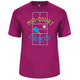 Men's Mid-Court Crisis Core Performance T-Shirt in Hot Pink