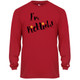 Men's Picklish Core Performance Long-Sleeve Shirt in Red