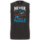 Men's Never Underestimate Core Performance Sleeveless Shirt in Black