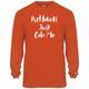 Men's Pickleball Just Gets Me Core Performance Long-Sleeve Shirt in Burnt Orange