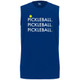 Men's Triple Pickleball Core Performance Sleeveless Shirt in Royal