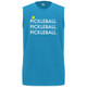 Men's Triple Pickleball Core Performance Sleeveless Shirt in Electric Blue