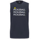 Men's Triple Pickleball Core Performance Sleeveless Shirt in Navy