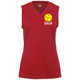 Women's Game On Pickleball Sleeveless Shirt in Red