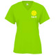 Women's Game On Pickleball Core Performance T-Shirt in Lime