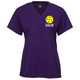 Women's Game On Pickleball Core Performance T-Shirt in Purple
