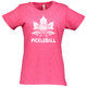 Women's Canada Pickleball Cotton T-Shirt in Vintage Hot Pink