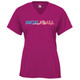 Women's Pickleball USA Core Performance T-Shirt in Hot Pink