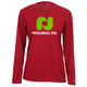 Women's Pickleball Inc. Core Performance Long-Sleeve Shirt in Red