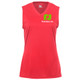 Women's Pickleball Inc. Pro Core Performance Sleeveless Shirt in Hot Coral