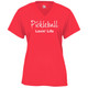 Women's Lovin Life Core Performance T-Shirt in Hot Coral