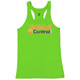 Women's Pickleball Central Core Performance Racerback Tank in Lime