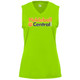 Women's Pickleball Central Core Performance Sleeveless Shirt in Lime