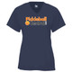 Women's Pickleball Central Core Performance T-Shirt in Navy