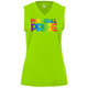 Women's Pickleball PRIDE Core Performance Sleeveless Shirt in Lime