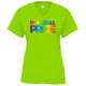 Women's Pickleball PRIDE Core Performance T-Shirt in Lime