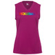 Women's Rainbow Core Performance Sleeveless Shirt in Hot Pink