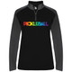 Women's Rainbow UV 1/4 Zip in Black