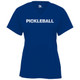 Women's Pickleball Net Core Performance T-Shirt in Royal