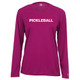 Women's Pickleball Net Core Performance Long-Sleeve Shirt in Hot Pink
