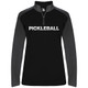 Women's Pickleball Net UV 1/4 Zip in Black
