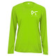 Women's Pickleball Tournaments Pro Core Performance Long-Sleeve Shirt in Lime