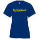 Women's Pickleball Slices Core Performance T-Shirt in Royal