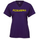 Women's Pickleball Slices Core Performance T-Shirt in Purple