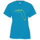 Women's Florida Core Performance T-Shirt in Electric Blue