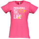 Women's Way of LIFE Cotton T-Shirt in Vintage Hot Pink