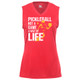 Women's Way of LIFE Core Performance Sleeveless Shirt in Hot Coral
