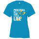 Women's Way of LIFE Core Performance T-Shirt in Electric Blue