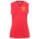 Women's ZZT Orange Pro Core Performance Sleeveless Shirt in Hot Coral