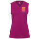 Women's ZZT Orange Pro Core Performance Sleeveless Shirt in Hot Pink