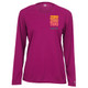Women's ZZT Orange Pro Core Performance Long-Sleeve Shirt in Hot Pink