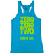 Women's Zero Zero Two Core Performance Racerback Tank in Electric Blue