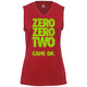 Women's Zero Zero Two Core Performance Sleeveless Shirt in Red