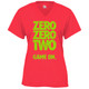 Women's Zero Zero Two Core Performance T-Shirt in Hot Coral