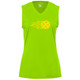 Women's Fast Ball Core Performance Sleeveless Shirt  in Lime