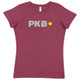 Women's PKB Cotton T-Shirt in Vintage Burgundy