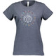 Women's Circle of Friends Cotton T-Shirt in Vintage Navy