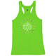 Women's Circle of Friends Core Performance Racerback Tank in Lime