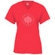 Women's Circle of Friends Core Performance T-Shirt in Hot Coral