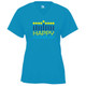 Women's Hanukkah Core Performance T-Shirt in Electric Blue