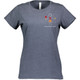 Women's Pickleball Girl Cotton T-Shirt in Vintage Navy