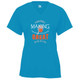 Women's Tennis Court Core Performance T-Shirt in Electric Blue