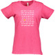 Women's Pickleball Talk Cotton T-Shirt in Vintage Hot Pink