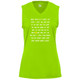 Women's Pickleball Talk Core Performance Sleeveless Shirt in Lime