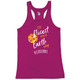 Women's Nicest People Core Performance Racerback Tank in Hot Pink