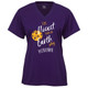 Women's Nicest People Core Performance T-Shirt in Purple